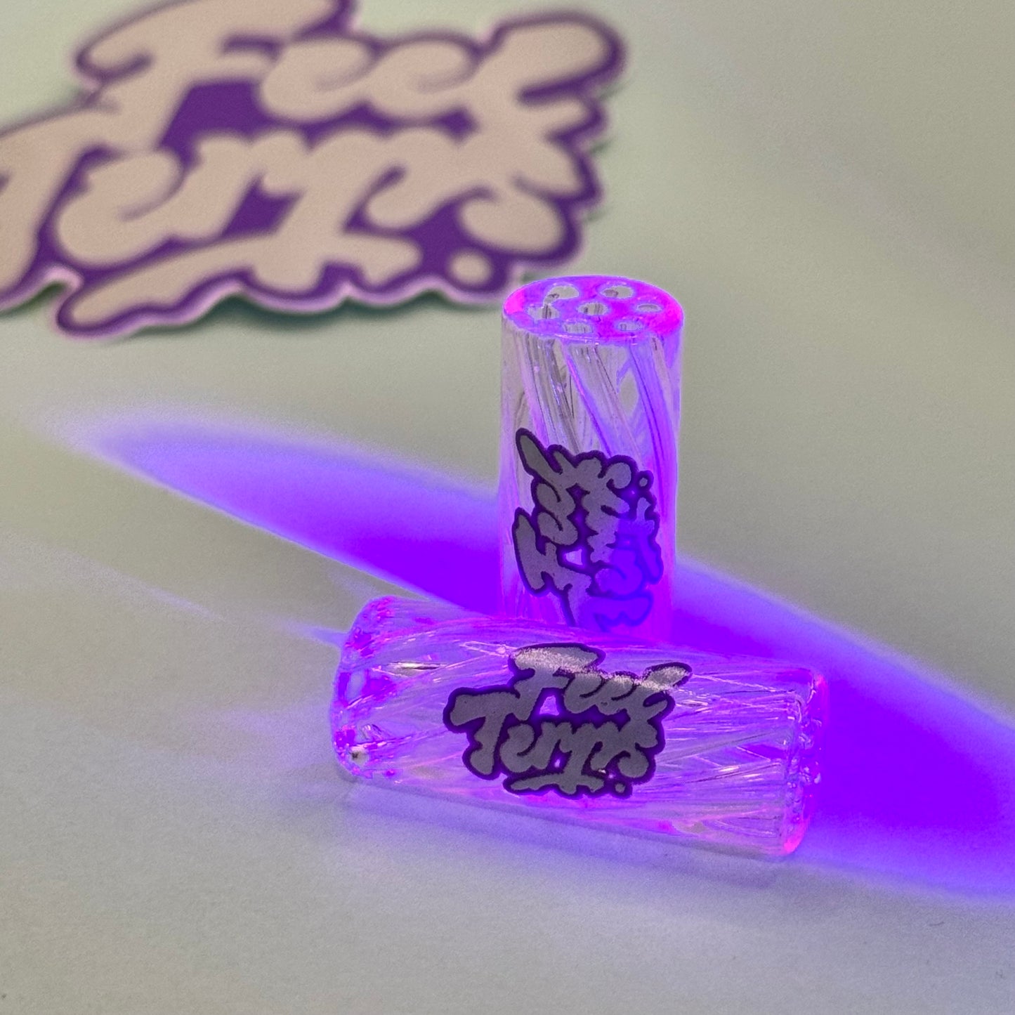 CLEAR UV PINK EFECT